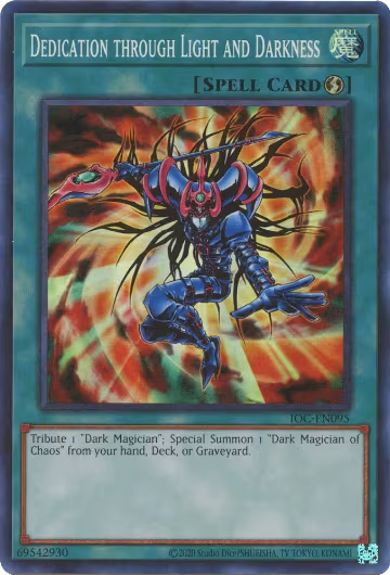 Dedication Through Light and Darkness (IOC-EN095), Invasion of Chaos (25th Anniversary Edition) — Yu-Gi-Oh! card price
