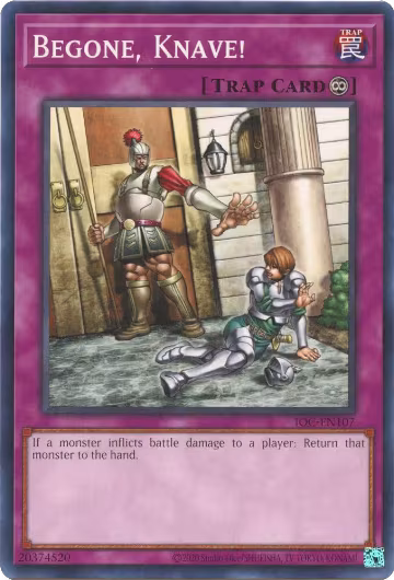 Begone, Knave! (IOC-EN107), Invasion of Chaos (25th Anniversary Edition) — Yu-Gi-Oh! card price