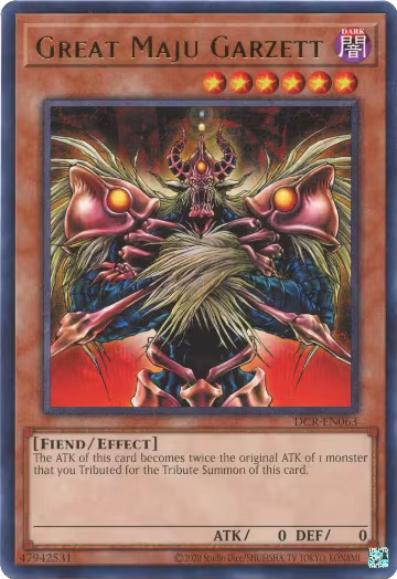 Great Maju Garzett (DCR-EN063), Dark Crisis (25th Anniversary Edition) — Yu-Gi-Oh! card price