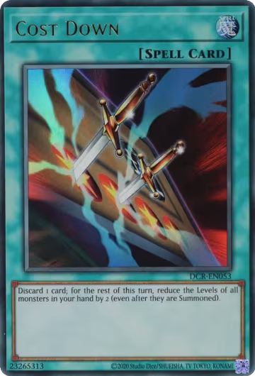 Cost Down (DCR-EN053), Dark Crisis (25th Anniversary Edition) — Yu-Gi-Oh! card price