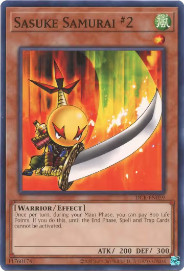Sasuke Samurai #2 (DCR-EN059), Dark Crisis (25th Anniversary Edition) — Yu-Gi-Oh! card price