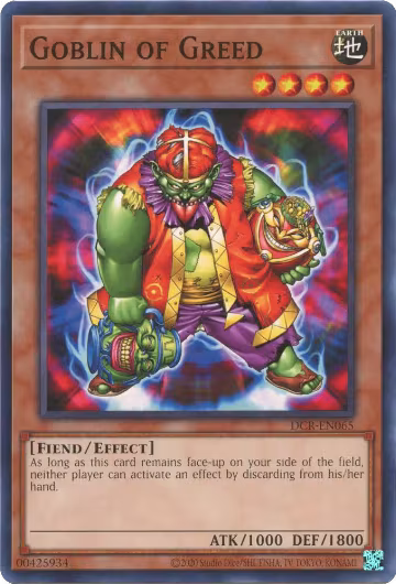 Goblin of Greed (DCR-EN065), Dark Crisis (25th Anniversary Edition) — Yu-Gi-Oh! card price