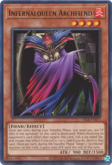 Infernalqueen Archfiend (DCR-EN071), Dark Crisis (25th Anniversary Edition) — Yu-Gi-Oh! card price