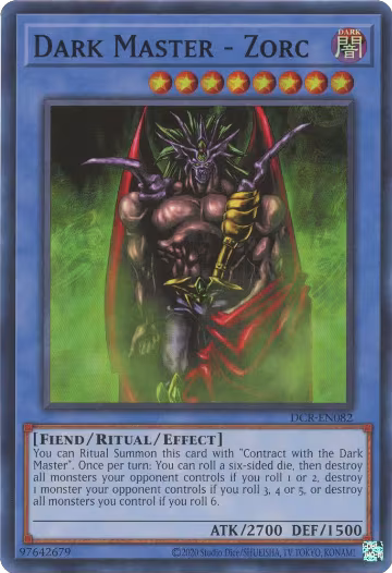 Dark Master - Zorc (DCR-EN082), Dark Crisis (25th Anniversary Edition) — Yu-Gi-Oh! card price