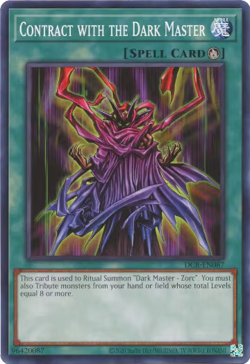 Contract with the Dark Master (DCR-EN087), Dark Crisis (25th Anniversary Edition) — Yu-Gi-Oh! card price