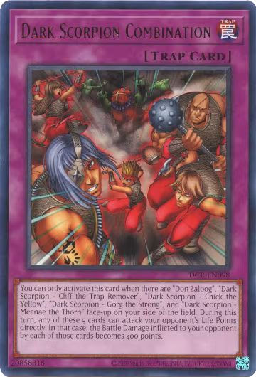 Dark Scorpion Combination (DCR-EN098), Dark Crisis (25th Anniversary Edition) — Yu-Gi-Oh! card price