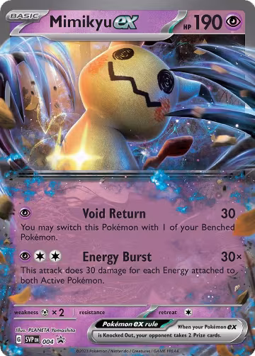 Mimikyu ex - 004 (004), Scarlet & Violet Promo Cards — Pokémon card price