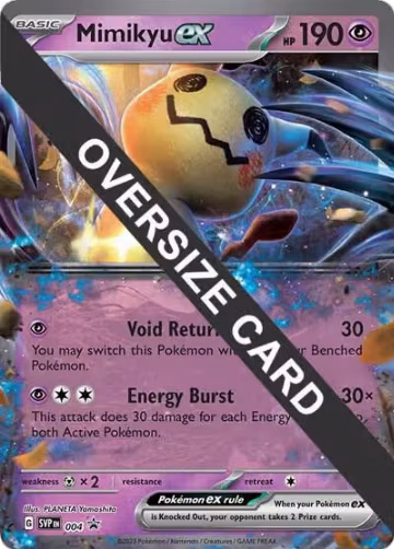 Mimikyu ex (004), Jumbo Cards — Pokémon card price