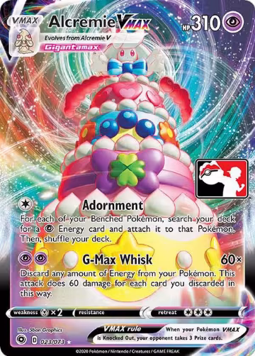 Alcremie VMAX - 023/073 (023/073), Prize Pack Series Cards — Pokémon card price