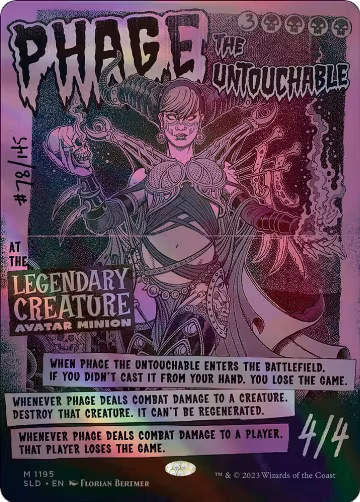 Phage the Untouchable (1195), Secret Lair Drop Series — Magic card price