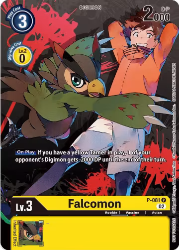 Falcomon - P-081 (Tamer Party Vol.7) (P-081 P), Digimon Promotion Cards — Digimon card price