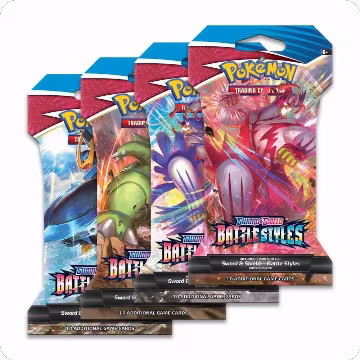 Battle Styles Sleeved Booster Pack Art Bundle [Set of 4], Battle Styles — Pokémon sealed product price