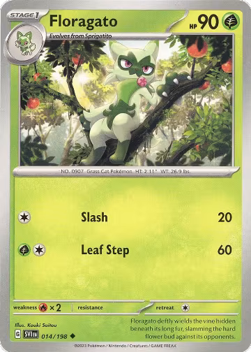 Floragato (014/198), Scarlet & Violet Base Set — Pokémon card price