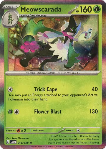 Meowscarada - 015/198 (015/198), Scarlet & Violet Base Set — Pokémon card price