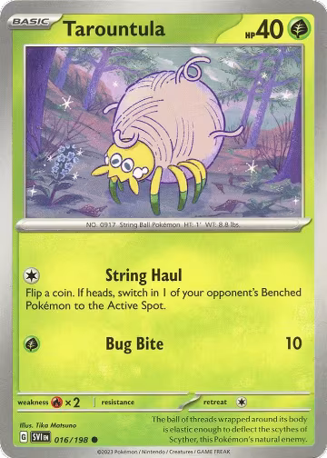 Tarountula - 016/198 (016/198), Scarlet & Violet Base Set — Pokémon card price