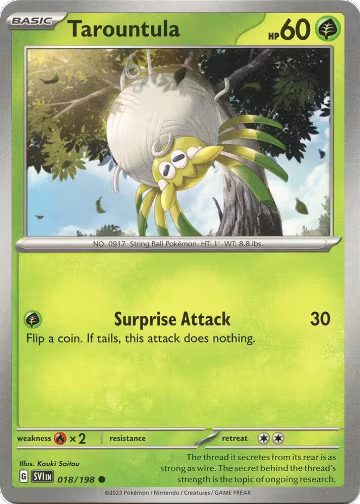 Tarountula - 018/198 (018/198), Scarlet & Violet Base Set — Pokémon card price