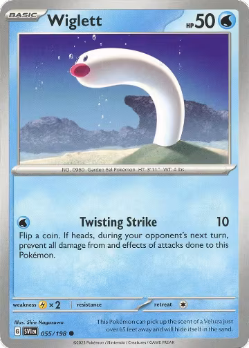 Wiglett - 055/198 (055/198), Scarlet & Violet Base Set — Pokémon card price