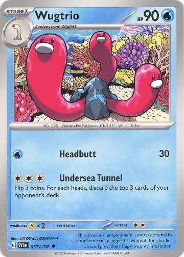 Wugtrio (057/198), Scarlet & Violet Base Set — Pokémon card price