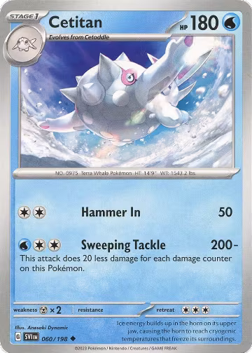 Cetitan (060/198), Scarlet & Violet Base Set — Pokémon card price