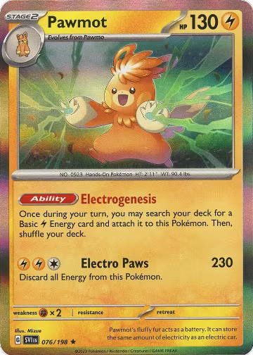 Pawmot - 076/198 (076/198), Scarlet & Violet Base Set — Pokémon card price