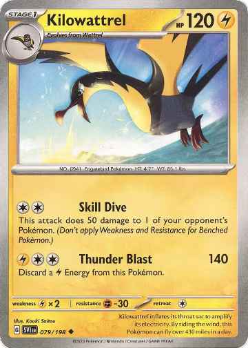 Kilowattrel (079/198), Scarlet & Violet Base Set — Pokémon card price