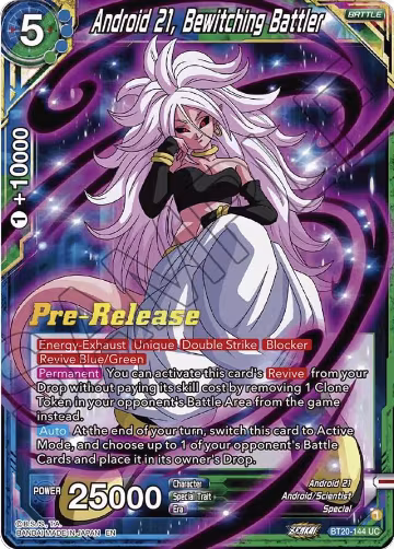 Android 21, Bewitching Battler (BT20-144) — card price
