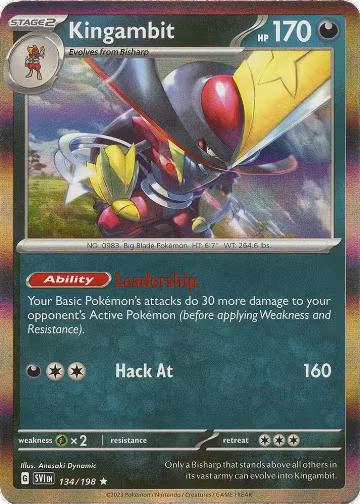 Kingambit - 134/198 (134/198), Scarlet & Violet Base Set — Pokémon card price