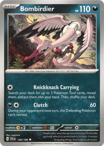 Bombirdier - 138/198 (138/198), Scarlet & Violet Base Set — Pokémon card price