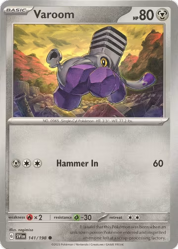 Varoom - 141/198 (141/198), Scarlet & Violet Base Set — Pokémon card price