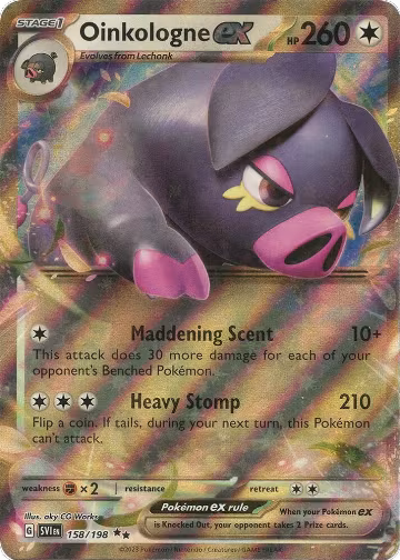 Oinkologne ex - 158/198 (158/198), Scarlet & Violet Base Set — Pokémon card price