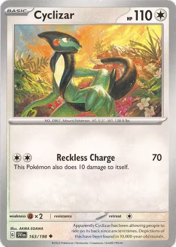 Cyclizar - 163/198 (163/198), Scarlet & Violet Base Set — Pokémon card price