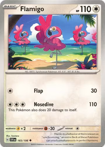 Flamigo (165/198), Scarlet & Violet Base Set — Pokémon card price