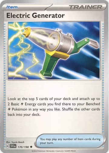Electric Generator (170/198), Scarlet & Violet Base Set — Pokémon card price