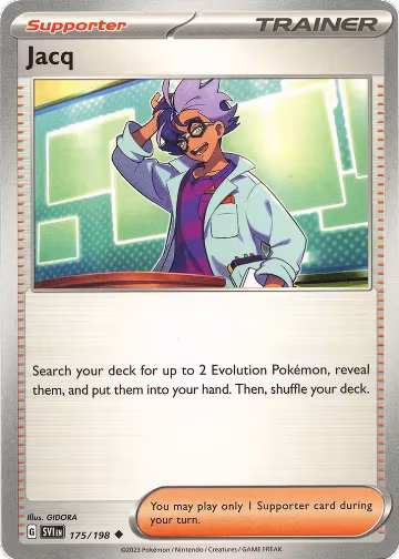Jacq - 175/198 (175/198), Scarlet & Violet Base Set — Pokémon card price