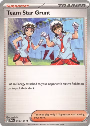 Team Star Grunt - 195/198 (195/198), Scarlet & Violet Base Set — Pokémon card price