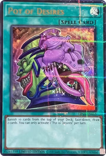 Pot of Desires (TBC1-EN009), The Pot Collection — Yu-Gi-Oh! card price