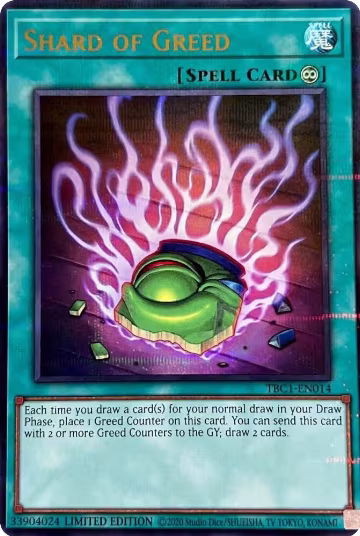 Shard of Greed (TBC1-EN014), The Pot Collection — Yu-Gi-Oh! card price