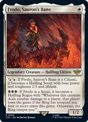 Frodo, Sauron's Bane (18), Universes Beyond: The Lord of the Rings: Tales of Middle-earth — Magic card price