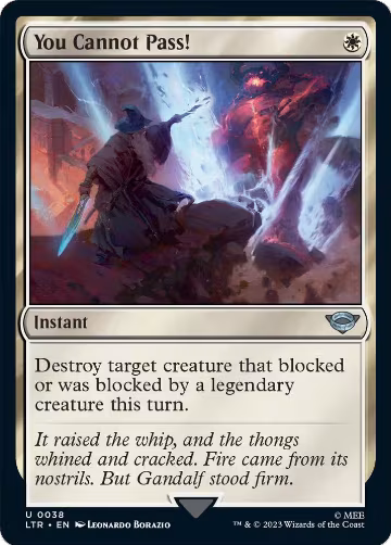 You Cannot Pass! (38), Universes Beyond: The Lord of the Rings: Tales of Middle-earth — Magic card price