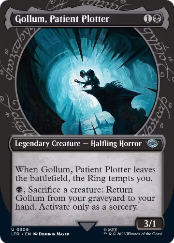 Gollum, Patient Plotter (Showcase) (309), Universes Beyond: The Lord of the Rings: Tales of Middle-earth — Magic card price