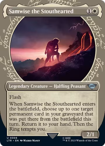 Samwise the Stouthearted (Showcase) (306), Universes Beyond: The Lord of the Rings: Tales of Middle-earth — Magic card price