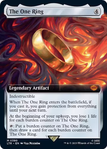 The One Ring (Extended Art) (380), Universes Beyond: The Lord of the Rings: Tales of Middle-earth — Magic card price
