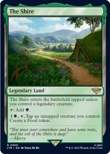 The Shire (260), Universes Beyond: The Lord of the Rings: Tales of Middle-earth — Magic card price