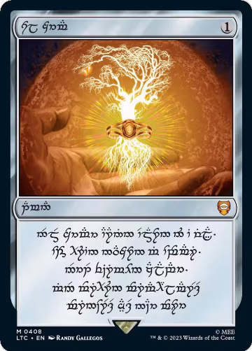 Sol Ring - Elven (0408) (408), Commander: The Lord of the Rings: Tales of Middle-earth — Magic card price
