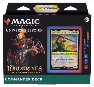 The Lord of the Rings: Tales of Middle-earth Commander Deck - The Hosts of Mordor, Commander: The Lord of the Rings: Tales of Middle-earth — Magic sealed product price