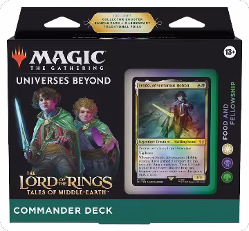 The Lord of the Rings: Tales of Middle-earth Commander Deck - Food and Fellowship, Commander: The Lord of the Rings: Tales of Middle-earth — Magic sealed product price