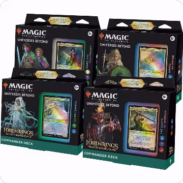 The Lord of the Rings: Tales of Middle-earth Commander Decks [Set of 4], Commander: The Lord of the Rings: Tales of Middle-earth — Magic sealed product price