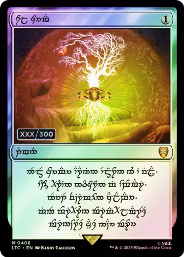 Sol Ring - Elven (0408) (Serial Numbered) (408), Commander: The Lord of the Rings: Tales of Middle-earth — Magic card price