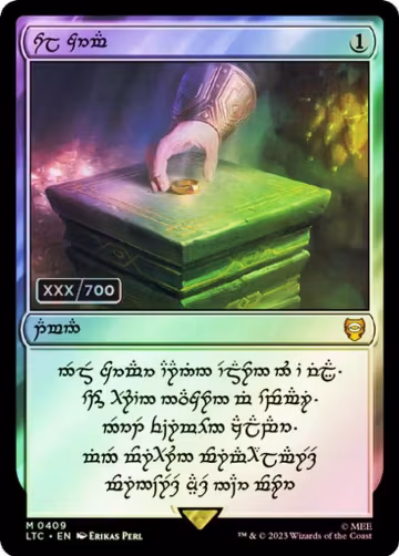 Sol Ring - Dwarven (0409) (Serial Numbered) (409), Commander: The Lord of the Rings: Tales of Middle-earth — Magic card price