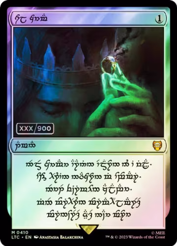 Sol Ring - Human (0410) (Serial Numbered) (410), Commander: The Lord of the Rings: Tales of Middle-earth — Magic card price
